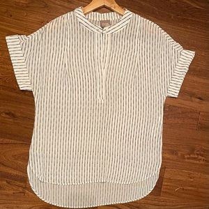 Chicos striped tunic shirt